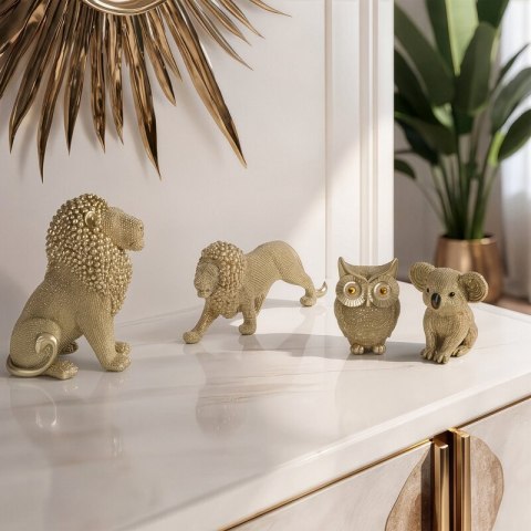 FIGURKA DEKORACYJNA ELDO 15 X 9 X 18 CM ZŁOTY