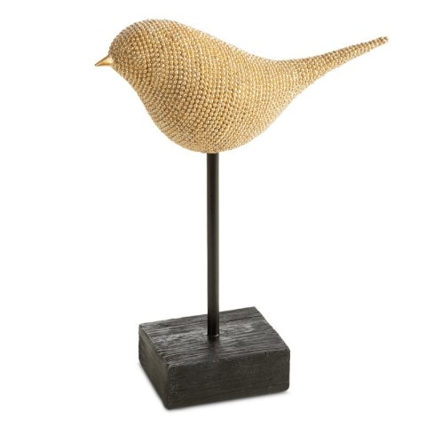 FIGURKA DEKORACYJNA ELDO 21 X 8 X 26 CM ZŁOTY