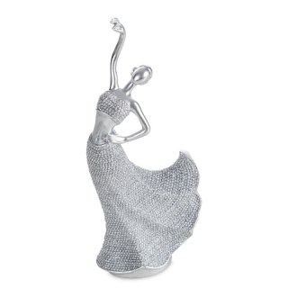 FIGURKA DEKORACYJNA ELDO 8 X 5 X 20 CM SREBRNY