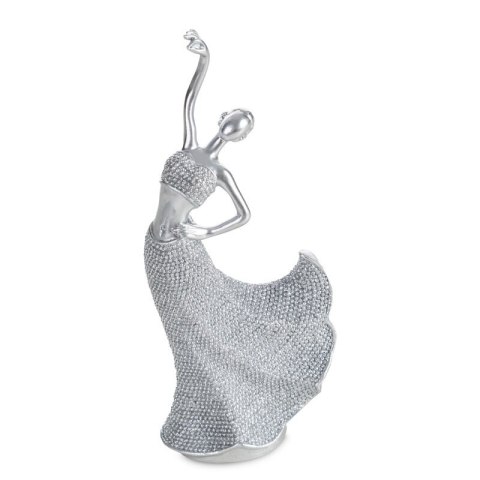 FIGURKA DEKORACYJNA ELDO 8 X 5 X 20 CM SREBRNY
