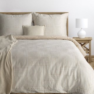 KOMPLET POŚCIELI SATYNOWEJ SPRING 80 140 X 200 CM BEŻOWY