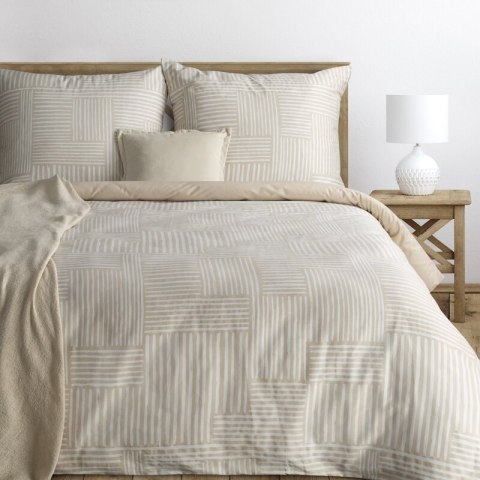 KOMPLET POŚCIELI SATYNOWEJ SPRING 80 160 X 200 CM BEŻOWY