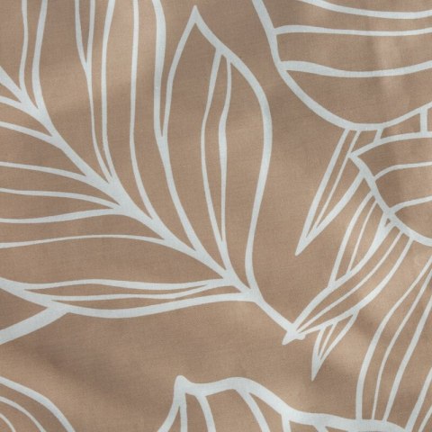 KOMPLET POŚCIELI SATYNOWEJ SPRING 81 140 X 200 CM JASNOBRĄZOWY