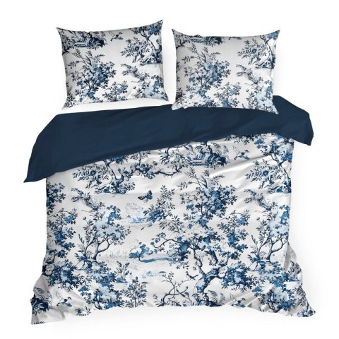 KOMPLET POŚCIELI SATYNOWEJ SPRING 86 160 X 200 CM BIAŁY