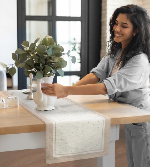 OBRUS SUMMER15 40 X 140 CM NATURALNY