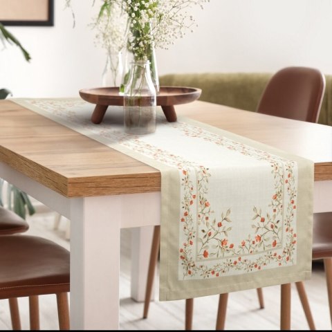 OBRUS SUMMER17 40 X 140 CM KREMOWY