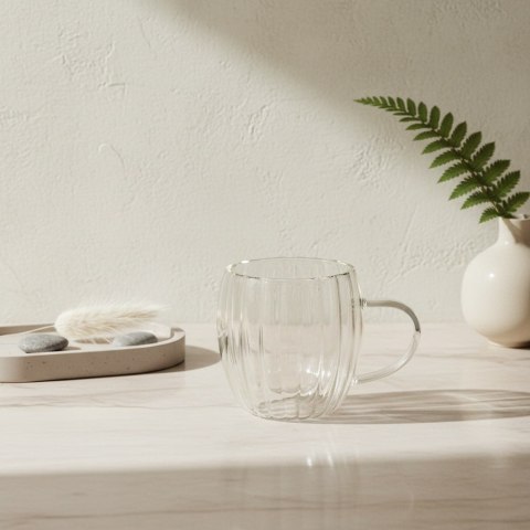 PETER Kubek ze szkła borokrzemowego 240ml 8,2x5,5x9cm