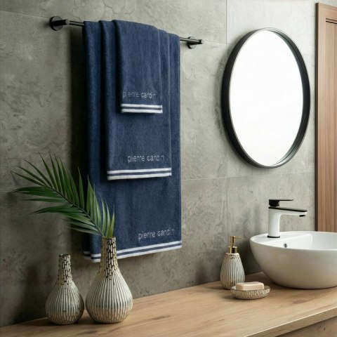 RĘCZNIK PIERRE CARDIN ROCCO 30 X 50 CM GRANATOWY
