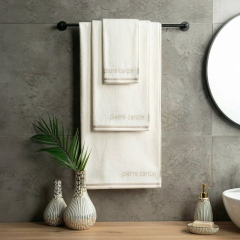 RĘCZNIK PIERRE CARDIN ROCCO 30 X 50 CM KREMOWY