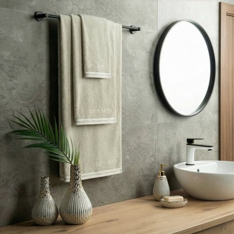 RĘCZNIK PIERRE CARDIN ROCCO 70 X 140 CM BEŻOWY