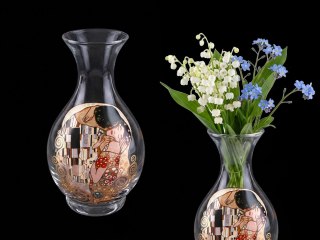 Wazonik szklany - G. Klimt, Pocałunek