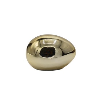 JAJKO CERAMICZNE LEŻĄCE ZŁOTE MAŁE