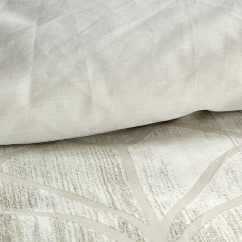 KOMPLET POŚCIELI BAWEŁNIANEJ ADELL 140 X 200 CM BEŻOWY