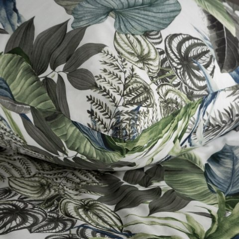 KOMPLET POŚCIELI BAWEŁNIANEJ DAVOS 140 X 200 CM ZIELONY