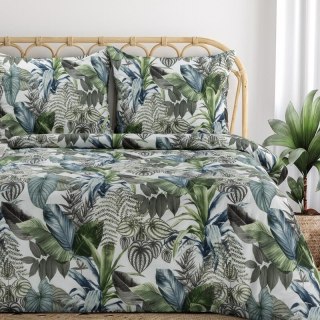 KOMPLET POŚCIELI BAWEŁNIANEJ DAVOS 160 X 200 CM ZIELONY