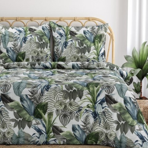 KOMPLET POŚCIELI BAWEŁNIANEJ DAVOS 220 X 200 CM ZIELONY