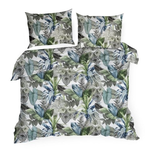 KOMPLET POŚCIELI BAWEŁNIANEJ DAVOS 220 X 200 CM ZIELONY