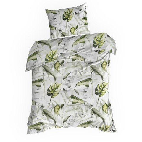 KOMPLET POŚCIELI BAWEŁNIANEJ ELLEN 140 X 200 CM BIAŁY