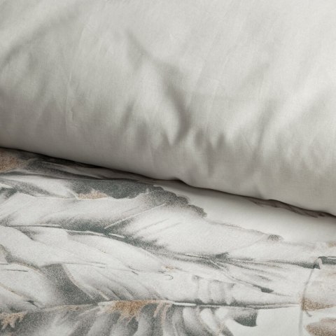 KOMPLET POŚCIELI BAWEŁNIANEJ LAYLA 140 X 200 CM BIAŁY