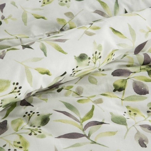 KOMPLET POŚCIELI BAWEŁNIANEJ MILI 140 X 200 CM BIAŁY