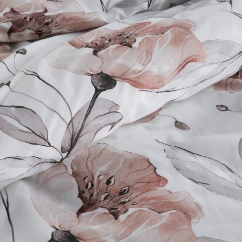 KOMPLET POŚCIELI BAWEŁNIANEJ NICKY 140 X 200 CM BIAŁY