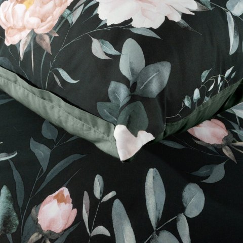 KOMPLET POŚCIELI BAWEŁNIANEJ ROSITA1 140 X 200 CM CZARNY