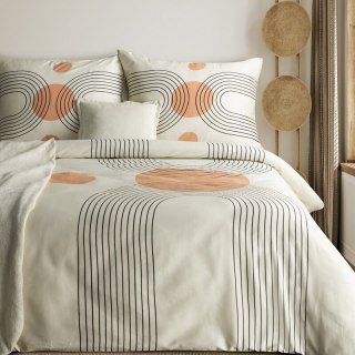 KOMPLET POŚCIELI SATYNOWEJ SPRING 87 140 X 200 CM JASNOBEŻOWY