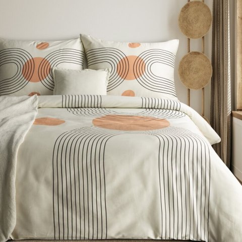 KOMPLET POŚCIELI SATYNOWEJ SPRING 87 140 X 200 CM JASNOBEŻOWY