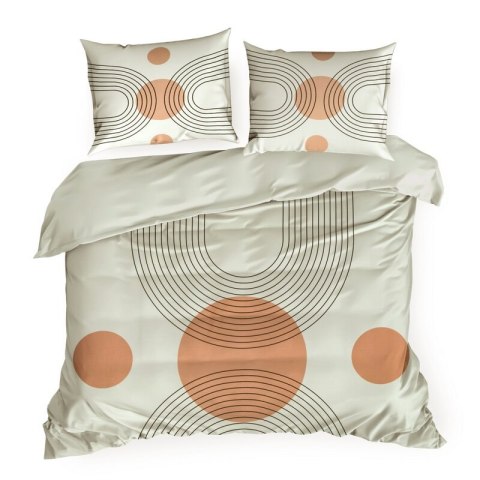 KOMPLET POŚCIELI SATYNOWEJ SPRING 87 160 X 200 CM JASNOBEŻOWY