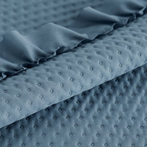 NARZUTA D91 FALBANKA 170 X 210 CM GRANATOWY