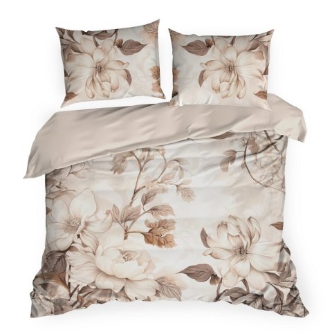 POŚCIEL DAKOTA 160 X 200 CM CIEMNOBEŻOWY