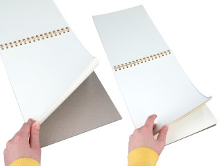 Blok rysunkowy/szkicownik - V. van Gogh, Łódź w Les Saintes Maries