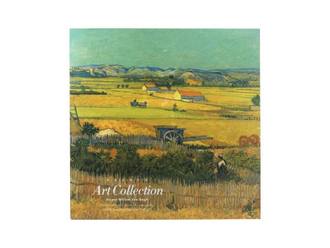 Blok rysunkowy/szkicownik - V. van Gogh, Żniwa w La Crau z Montmajour w tle