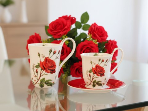 Filiżanka ze spodkiem - L. Lozano, Lady`s Floral Symphony (CARMANI)