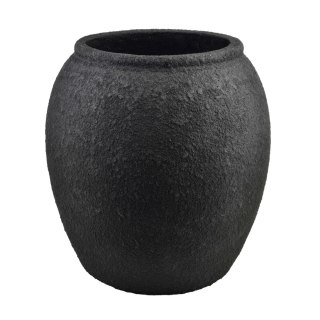 INAYA Osłonka czarna 37x37x40cm wazon