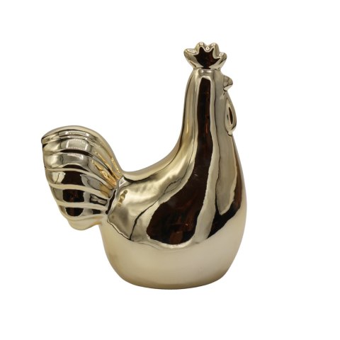 KOGUT CERAMICZNY ZŁOTY DUŻY