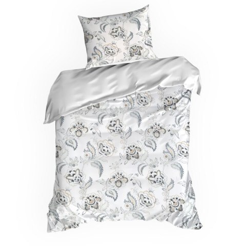 KOMPLET POŚCIELI SATYNOWEJ SPRING 83 220 X 200 CM BIAŁY