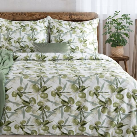 KOMPLET POŚCIELI SATYNOWEJ SPRING 84 140 X 200 CM BIAŁY