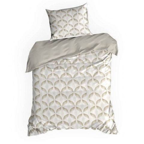 KOMPLET POŚCIELI SATYNOWEJ SPRING103 140 X 200 CM BEŻOWY