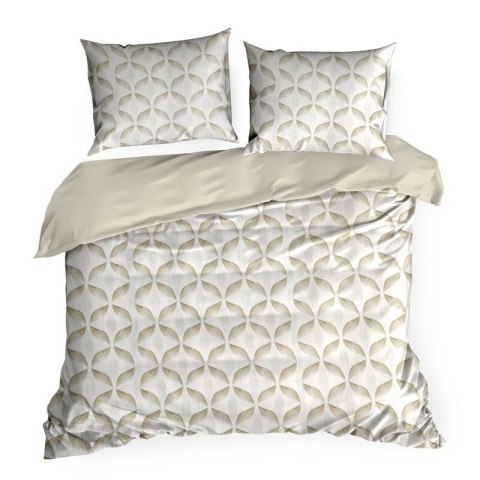 KOMPLET POŚCIELI SATYNOWEJ SPRING103 160 X 200 CM BEŻOWY