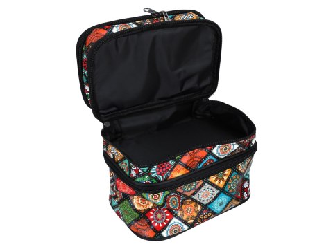 Kosmetyczka - wzór marokański (3 poziomy)