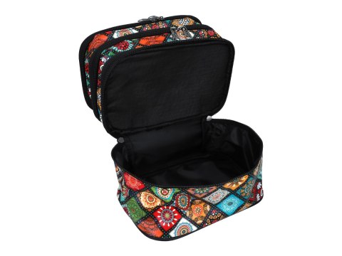 Kosmetyczka - wzór marokański (3 poziomy)