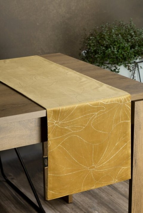 OBRUS BLINK 18 35 X 220 CM MIODOWY