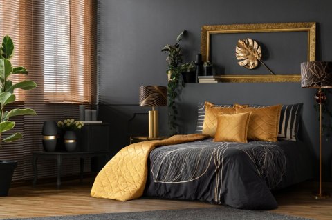 POSZEWKA KRISTIN 1 60 X 60 CM MUSZTARDOWY