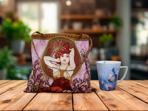 Torba śniadaniowa - A. Mucha, Kamienie szlachentne Ametyst i Rubin (CARMANI)