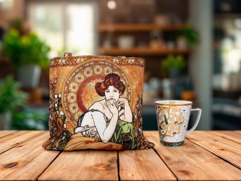 Torba śniadaniowa - A. Mucha, Kamienie szlachentne Topaz i Szmaragd (CARMANI)