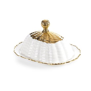 CERAMIKA 16 X 11 X 10 CM BIAŁY