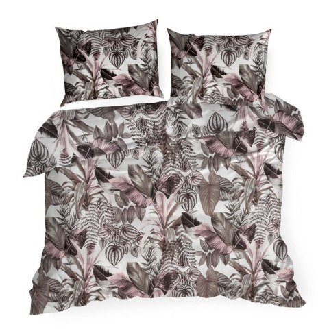 KOMPLET POŚCIELI BAWEŁNIANEJ DAVOS 220 X 200 CM FIOLETOWY