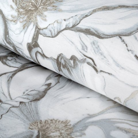 KOMPLET POŚCIELI SATYNOWEJ LISA 140 X 200 CM KREMOWY