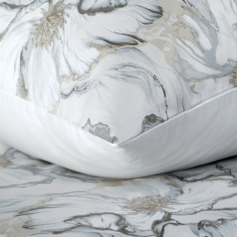 KOMPLET POŚCIELI SATYNOWEJ LISA 160 X 200 CM KREMOWY